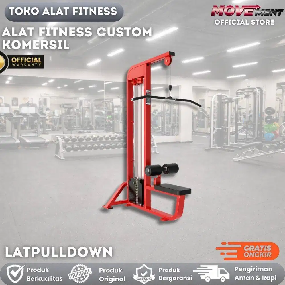 Jual Alat Fitness Gym Custom Komersil Latpulldown Kualitas Premium