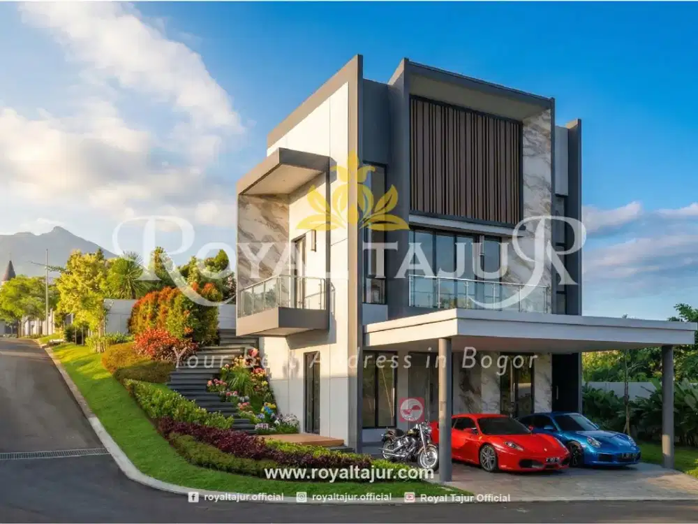 Rumah Bergaya American Style di Tengah Kota Bogor - Free PPN - Tanpa DP - Langsung SHM - Subsidi Biaya KPR