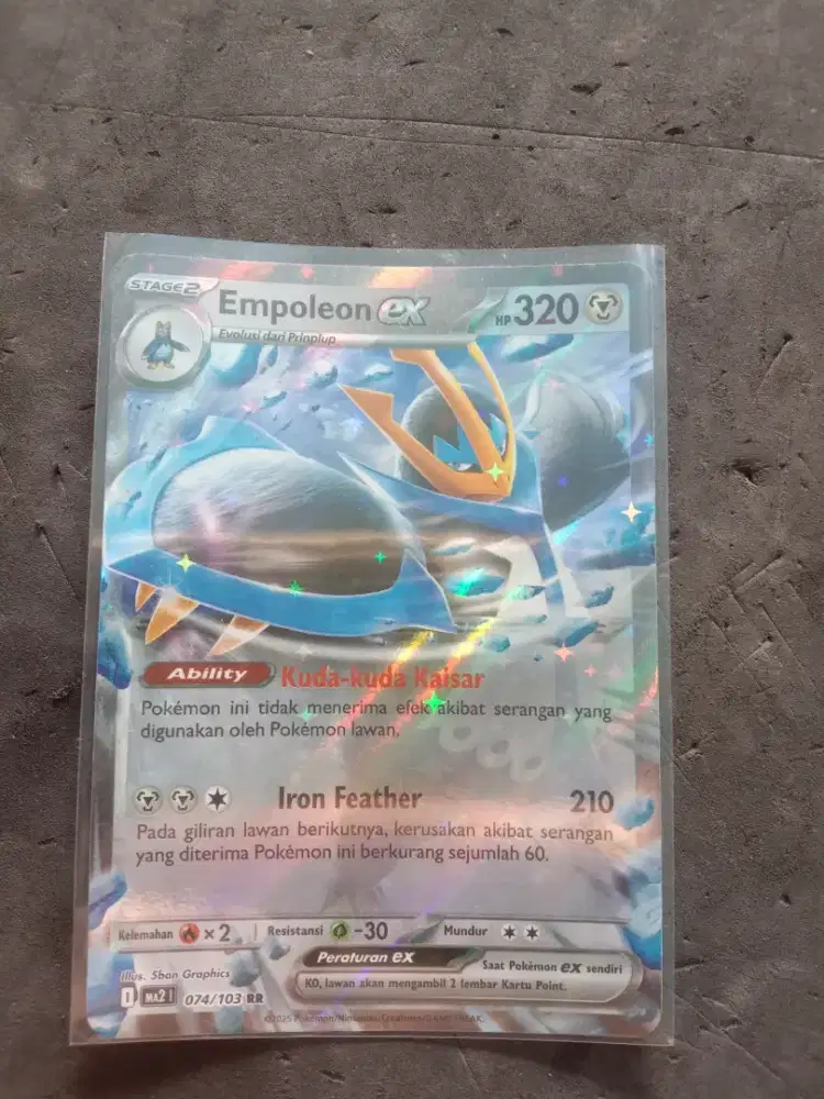 Kartu Pokemon Empoleon ex holo