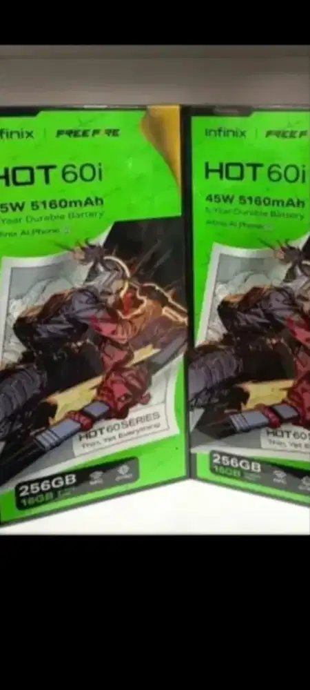 Infinix hot 60i ram 8gb 256gb dan6/128 garansi resmi