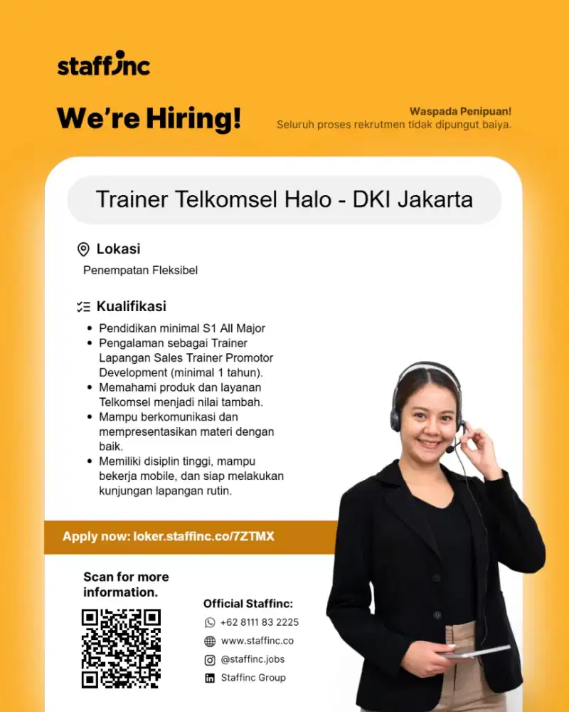 Trainer Telkomsel Halo - DKI Jakarta