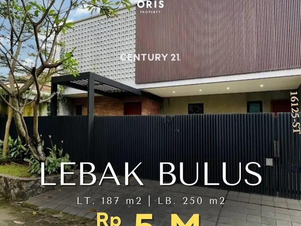 Dijual Rumah Siap Huni Design Modern Industrial Di Lebak Bulus