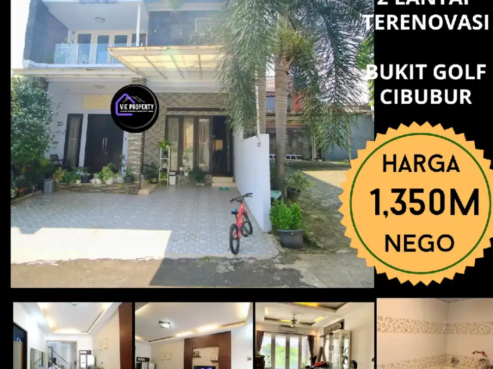Murah rumah hook dijual Cepat Rumah 2 lantai di Bukit Golf Cibubur dekat Citra Gran