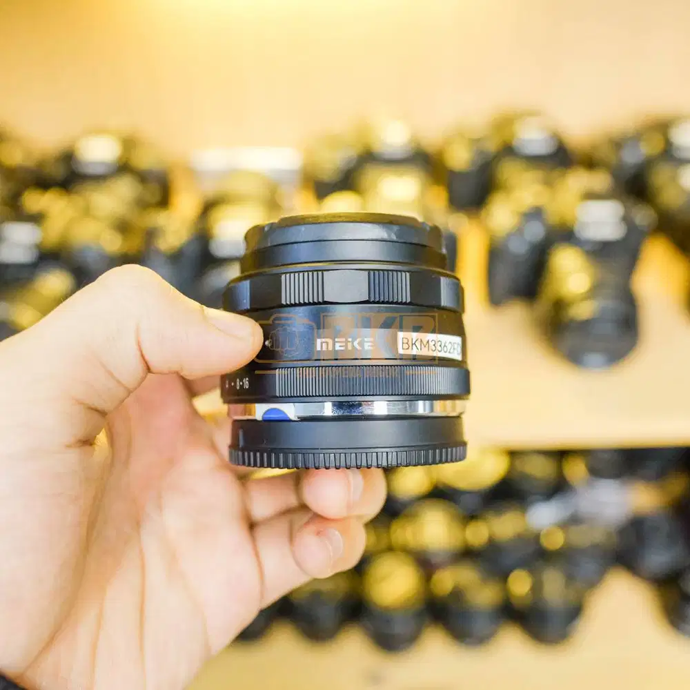 Lensa Meike 35mm 1.4 for Fujifilm Fullset Mulus