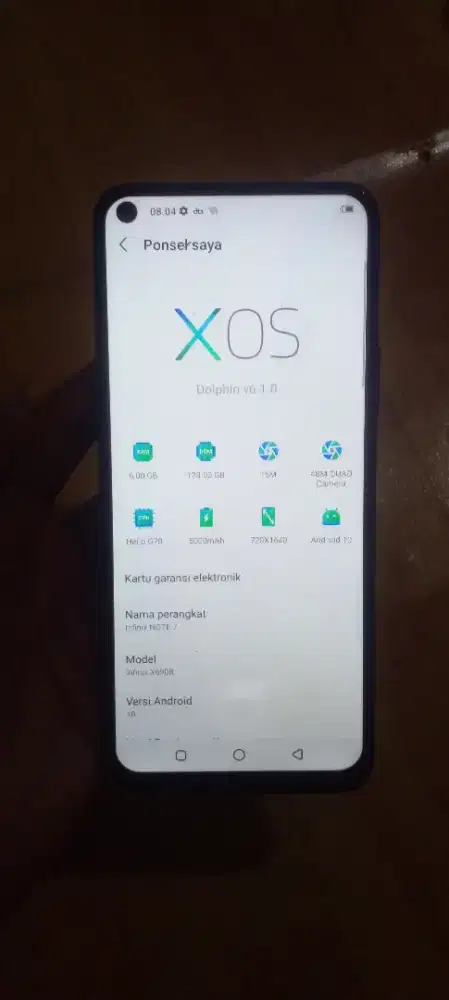 Infinix not 7 ram 6/128