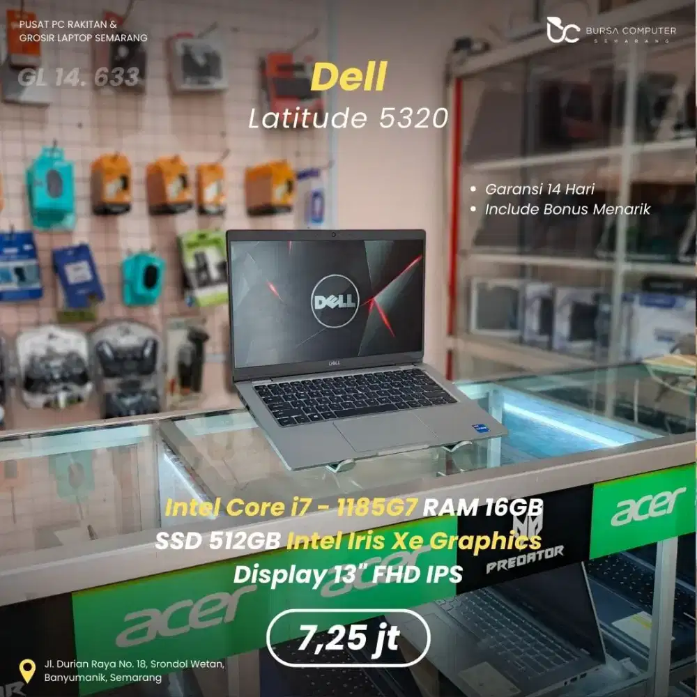 DELL Latitude 5320 | Core i7 1185G7 16GB 512GB