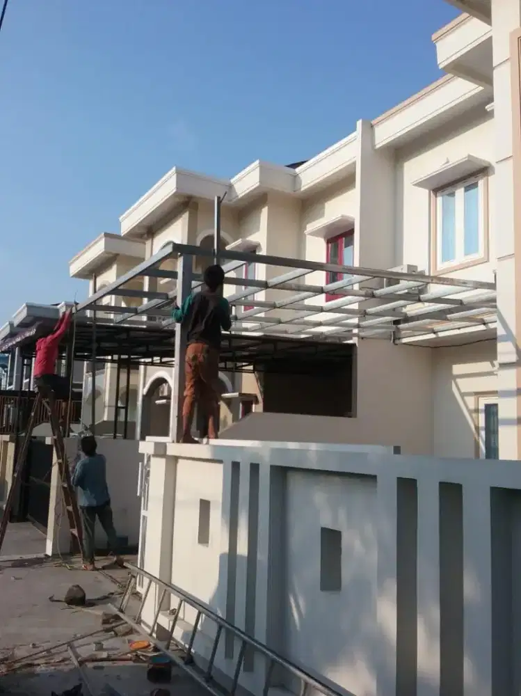 Kanopi minimalis modern