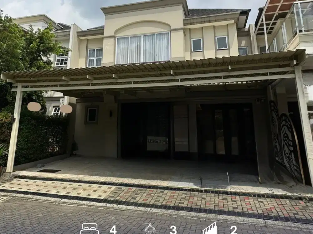 Rumah Semi Furnished Di BSD City