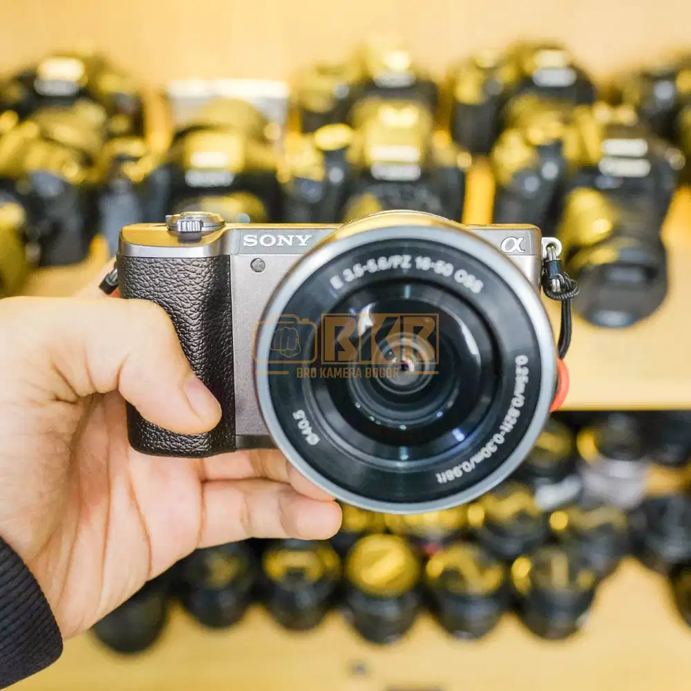 Sony A5100 Kit 16-50mm SC 15RB Fullset Mulus