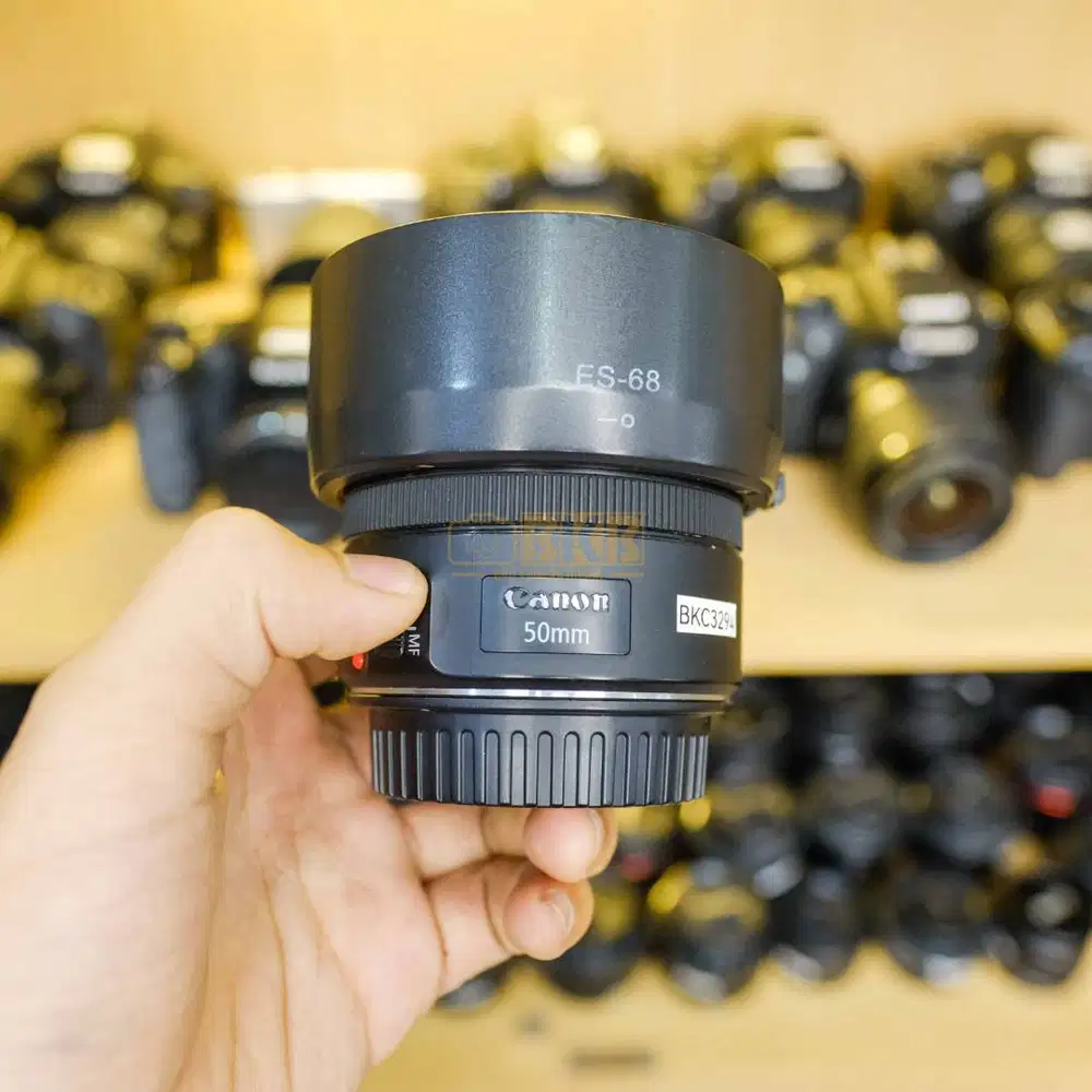 Lensa Canon EF 50mm 1.8 STM No Box Mulus
