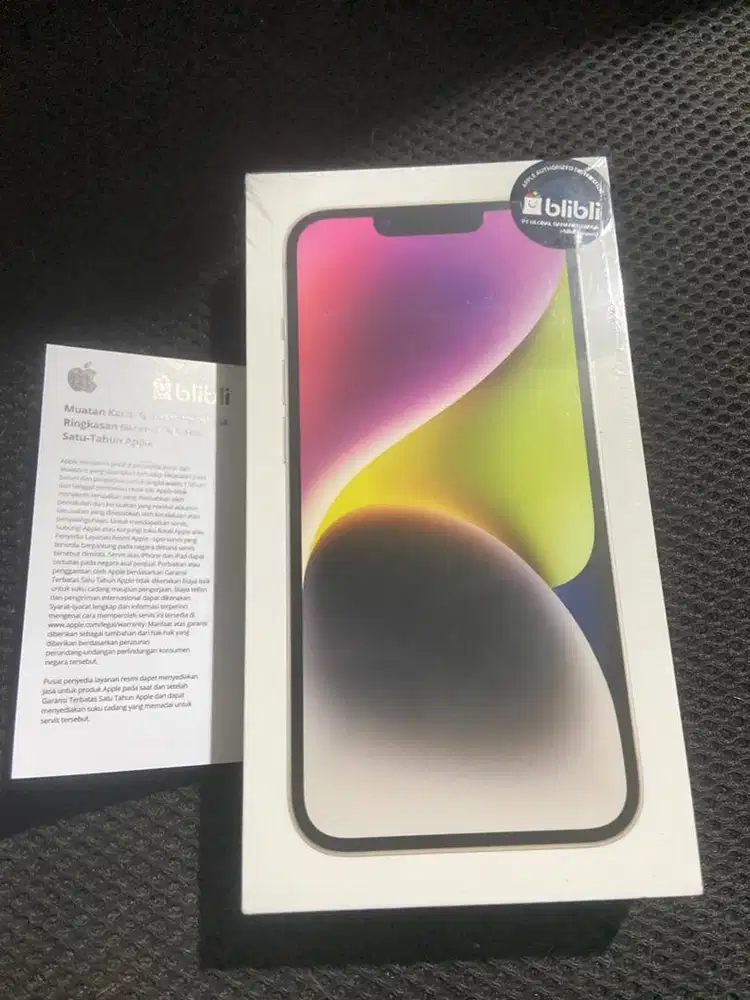 Iphone 14 128gb Brand new segel resmi Blibli