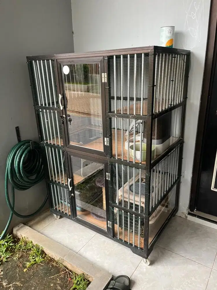 Kandang Kucing Alumunium Preloved, Nego
