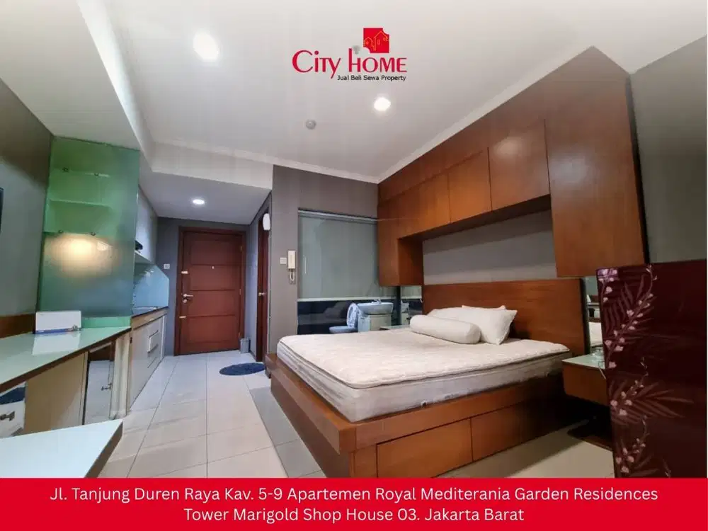 Disewakan Cepat Apartemen Studio Full Furnished, Jakarta Barat