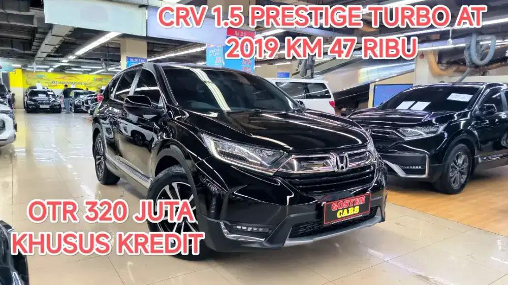 Km 47 ribu HONDA CRV 1.5 PRESTIGE TURBO AT 2019 KONDISI ISTIMEWA