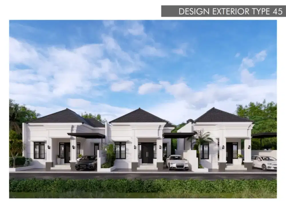 Perumahan cluster lokasi Harapan Raya