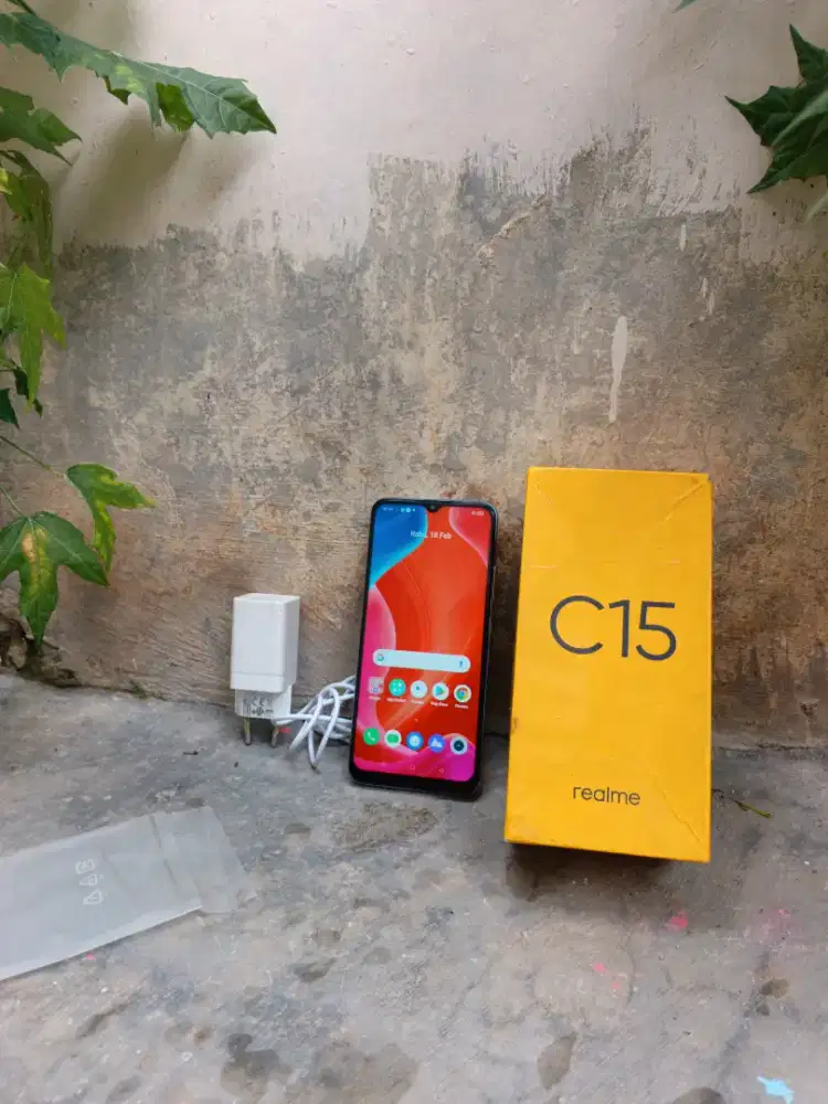 realme c15 6/64 fullset