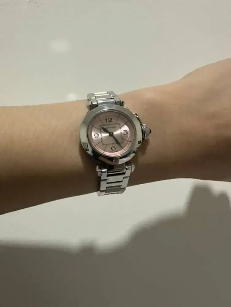 Jam Tangan Cartier Pasha Pink For Lady