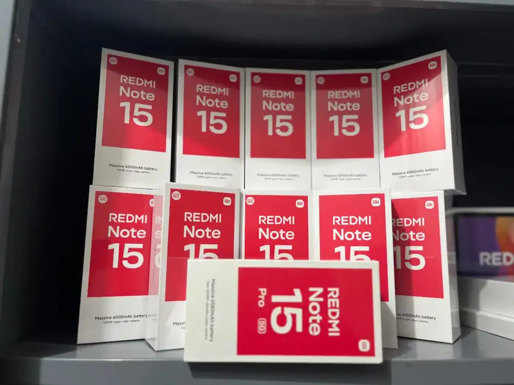 NEW REDMI NOTE 15 SERIES GARANSI RESMI XIAOMI INDONESIA!!