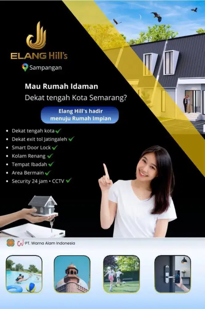 ELANG HILL'S SAMPANGAN KOTA SEMARANG STRATEGIS DEKAT SIMPANG LIMA