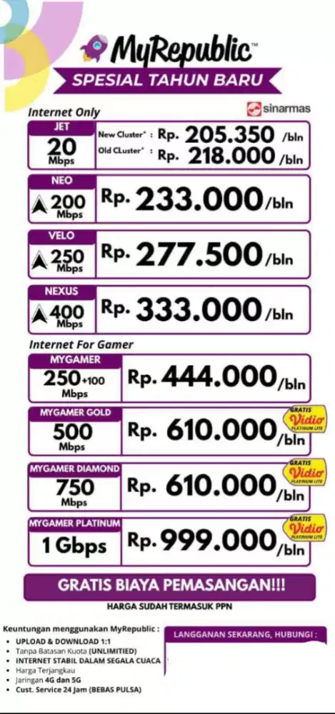 Wifi unlimited tercepat terbaik