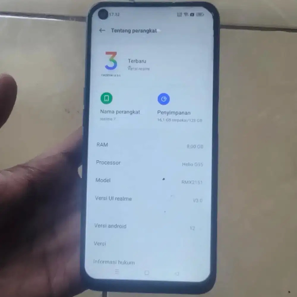Realme 7 RAM 8GB ROM 128GB
