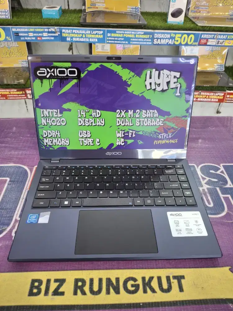 PROMO LAPTOP NEW || AXIOO HYPE 1 || DANA PELAJAR || BISA KREDIT