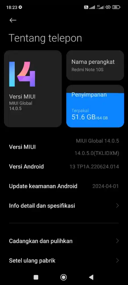 Redmi 10s 6/64 normal nominus