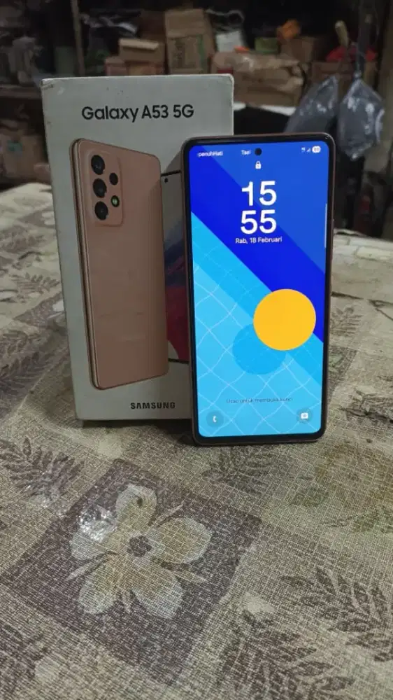 Jual smsung a53 (8/128) komplit no minus