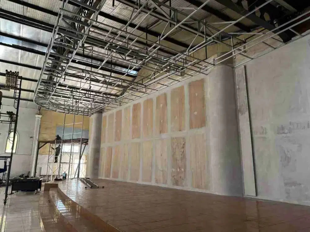 tanah ada bangunan gudang zonasi induatri pergudanganjl daan mogot batu ceper tangerang