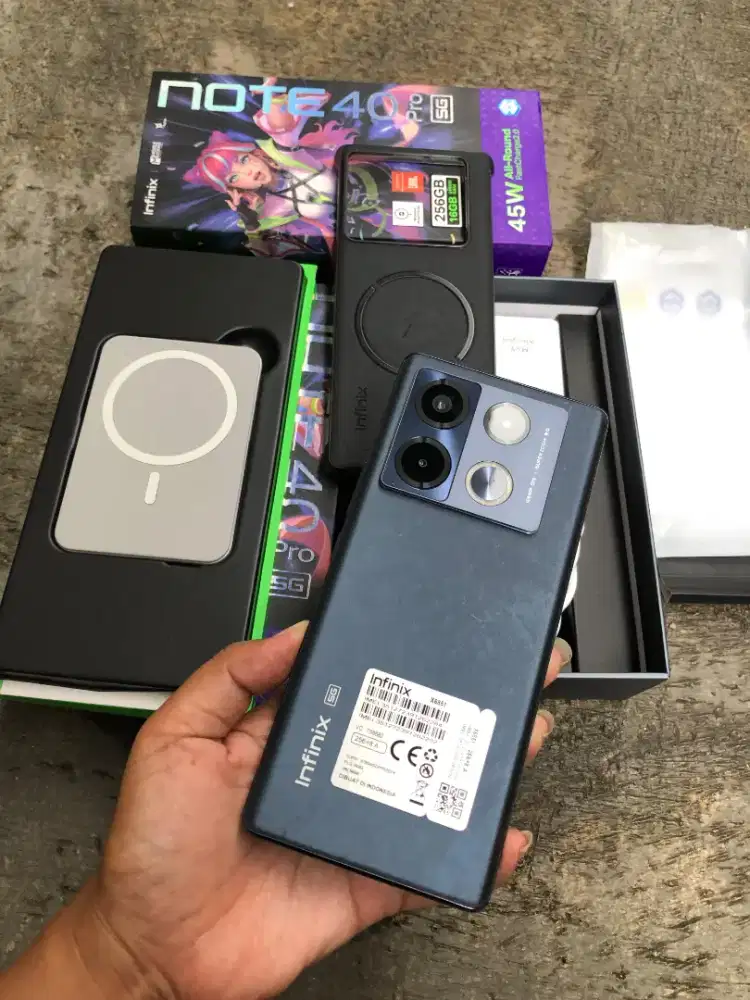 Infinix Note 40 Pro 5G 16/256 Fullset + Wireless