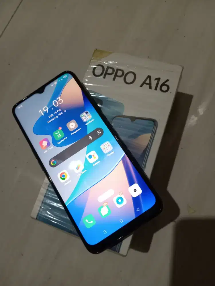 Oppo a16 lengkap ori