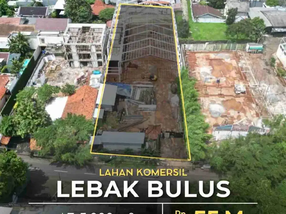 Tanah Lahan Komersil di Lebak Bulus Jakarta Selatan