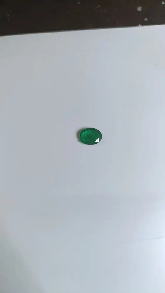 Permata zamrud Colombia 1.5crat warna bagus ijo stopan