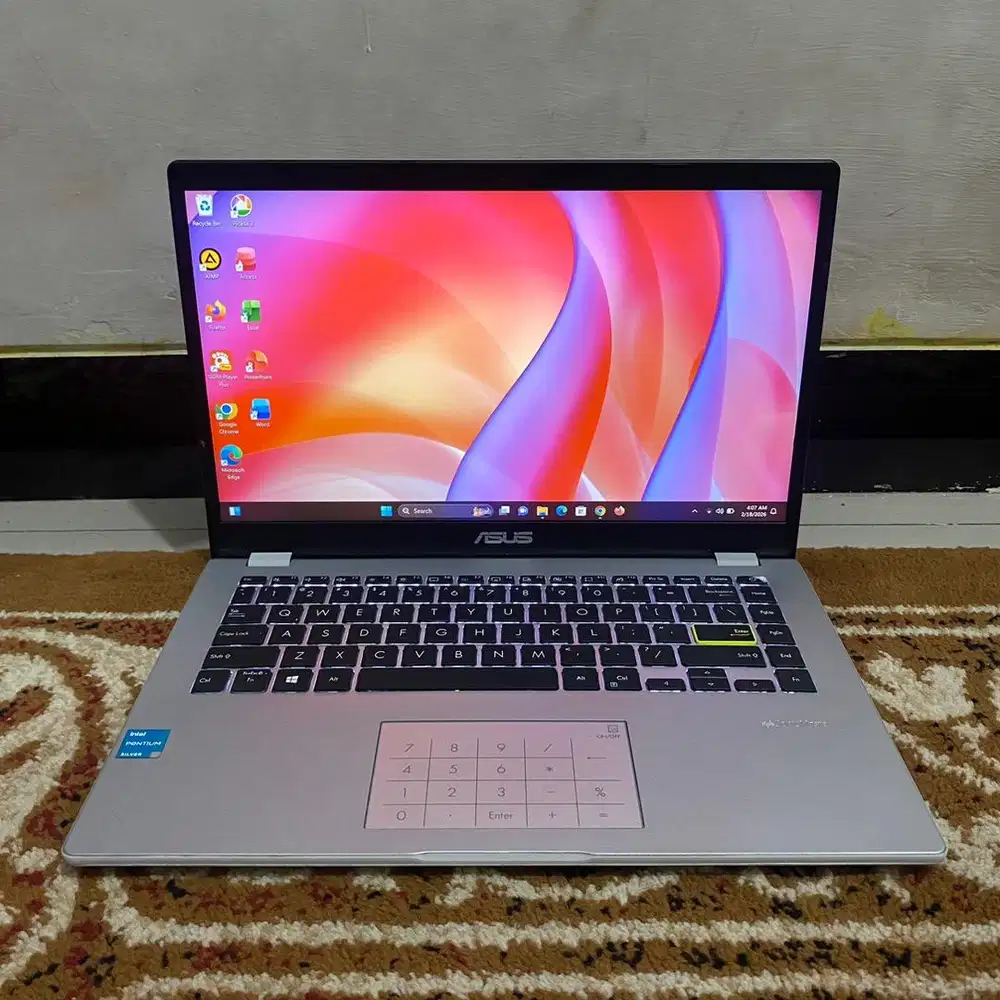 ASUS Vivobook 14 N6000 RAM 8 GB SSD 512 GB 14 Full HD Laptop Second