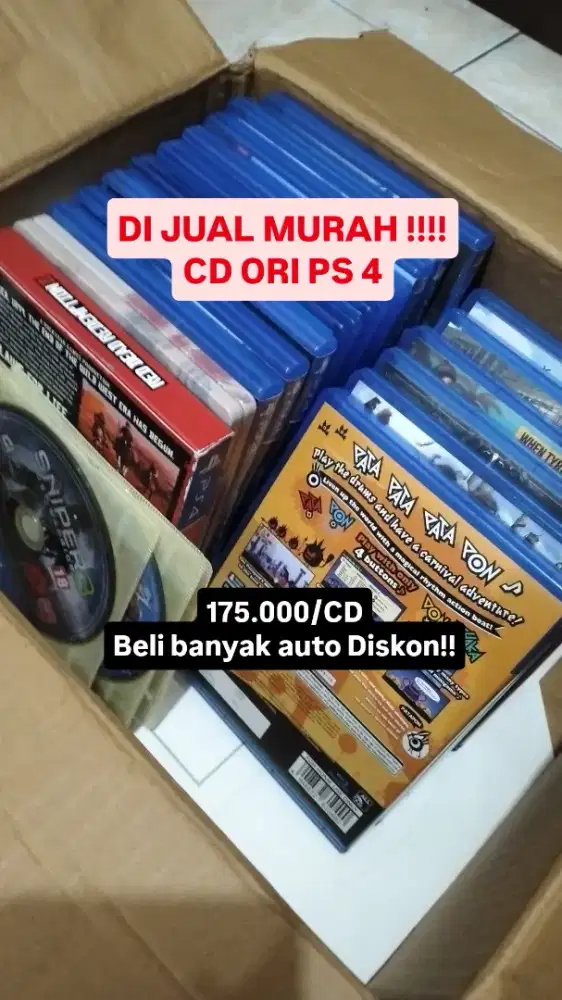 DIJUAL RUGI CD ORIGINAL PS4