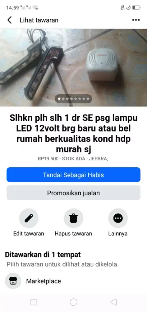 Slhkn plh slh 1 dr SE psg lampu LED 12volt atau sblhnya hrg murah sj