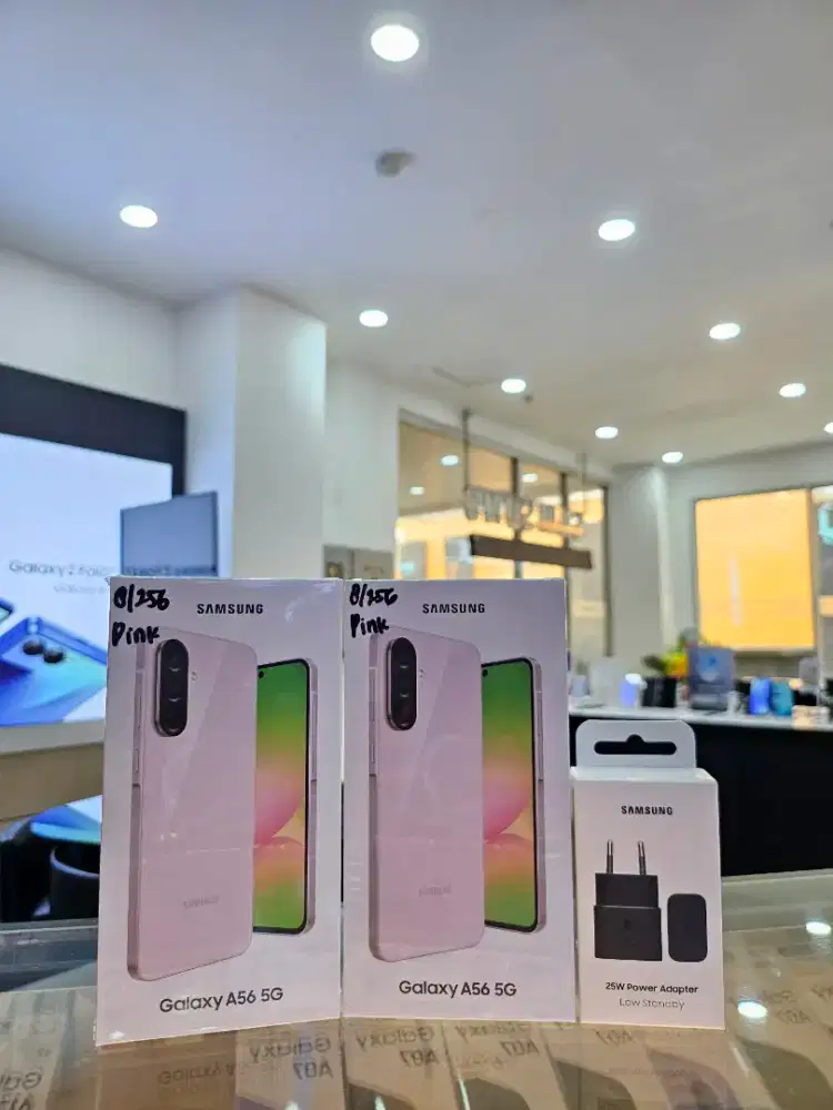 PROMO NEW SAMSUNG GLX A56 5G 8+8/256 FREE ADAPTER GARANSI RESMI SEIN