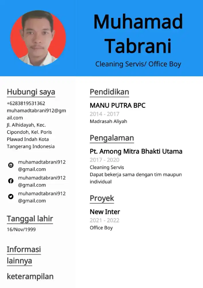 Mencari pekerjaan office boy atau cleaning service