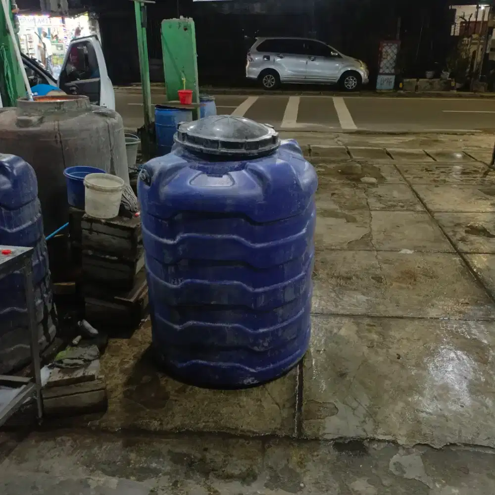 Tangki air Toren tandon 500 liter biru