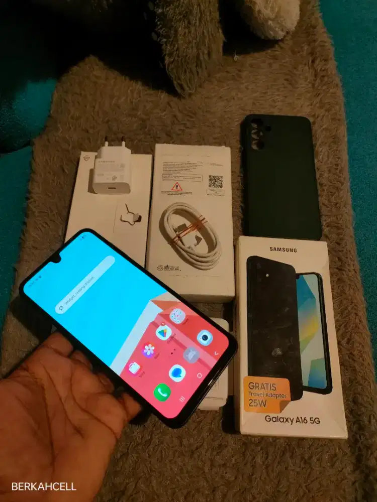 Jual Samsung A16 5G Ram 8/256 fulset No minus 95% mulus.