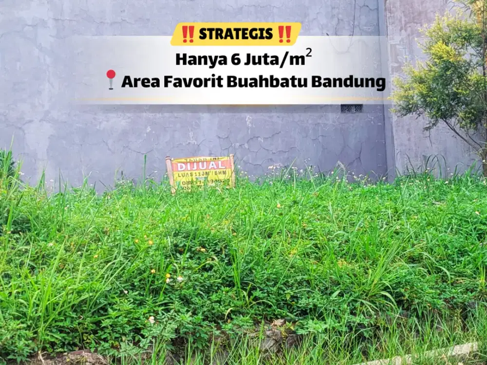 Peluang Terbaik Miliki Tanah Buahbatu 110 m² – Harga Kompetitif