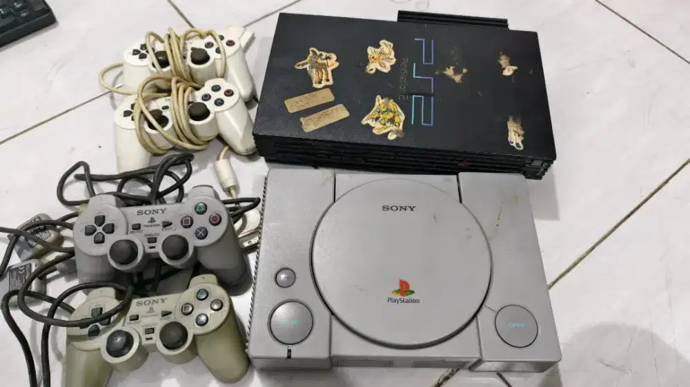 Play Station PS1 dan PS2 Console Game