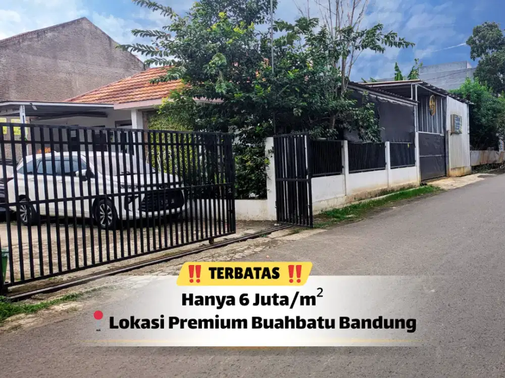 Peluang Terbaik Punya Tanah 125 m² di Kawasan Buahbatu Bandung
