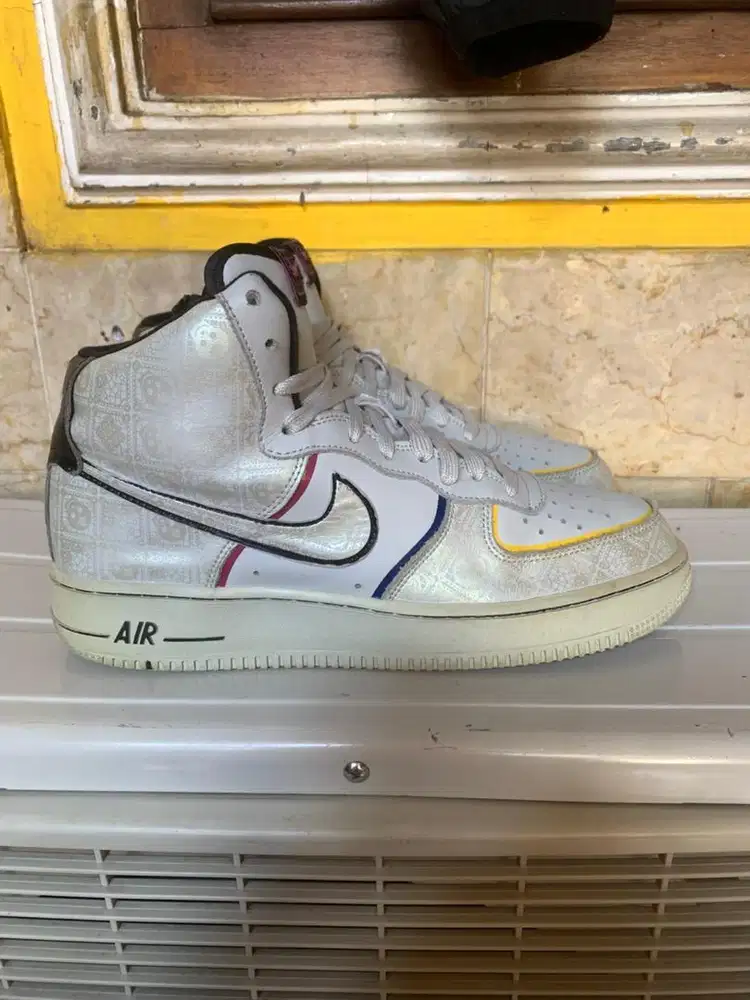 Sepatu nike air force one putih kulit