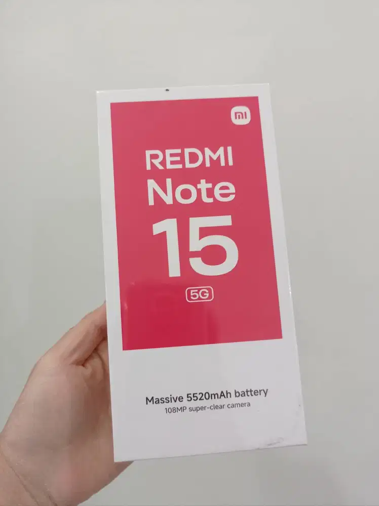 Xiaomi Redmi Note 15 5G 8/256GB Masih Segel Baru Gress