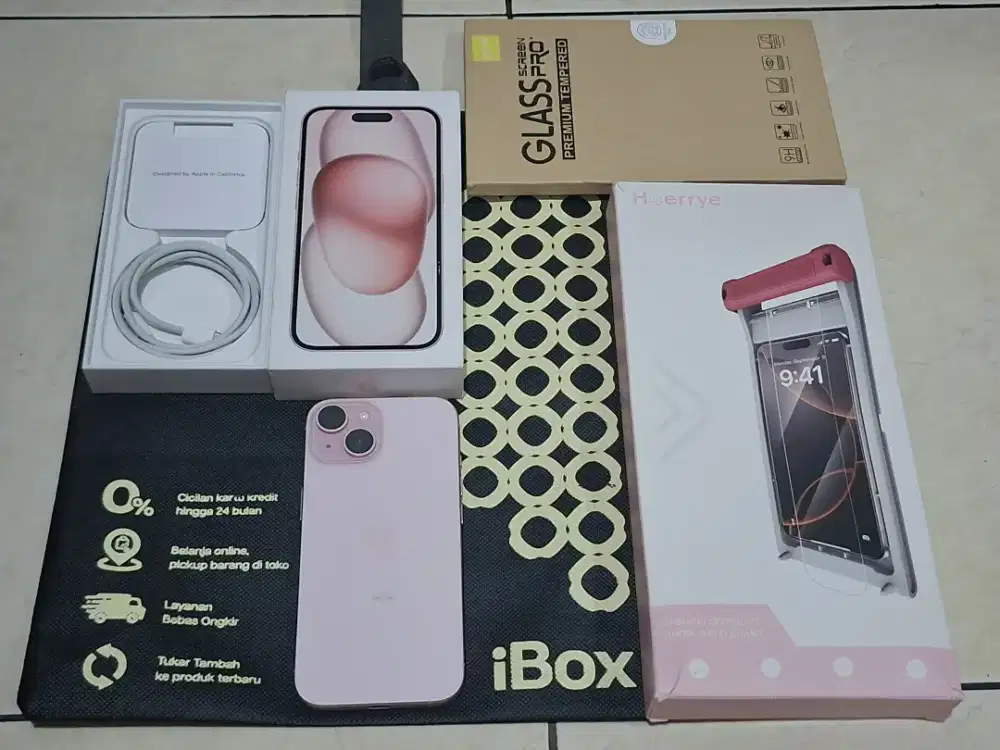 IPHONE 15 128 IBOX LIKE NEW HARGA NETT