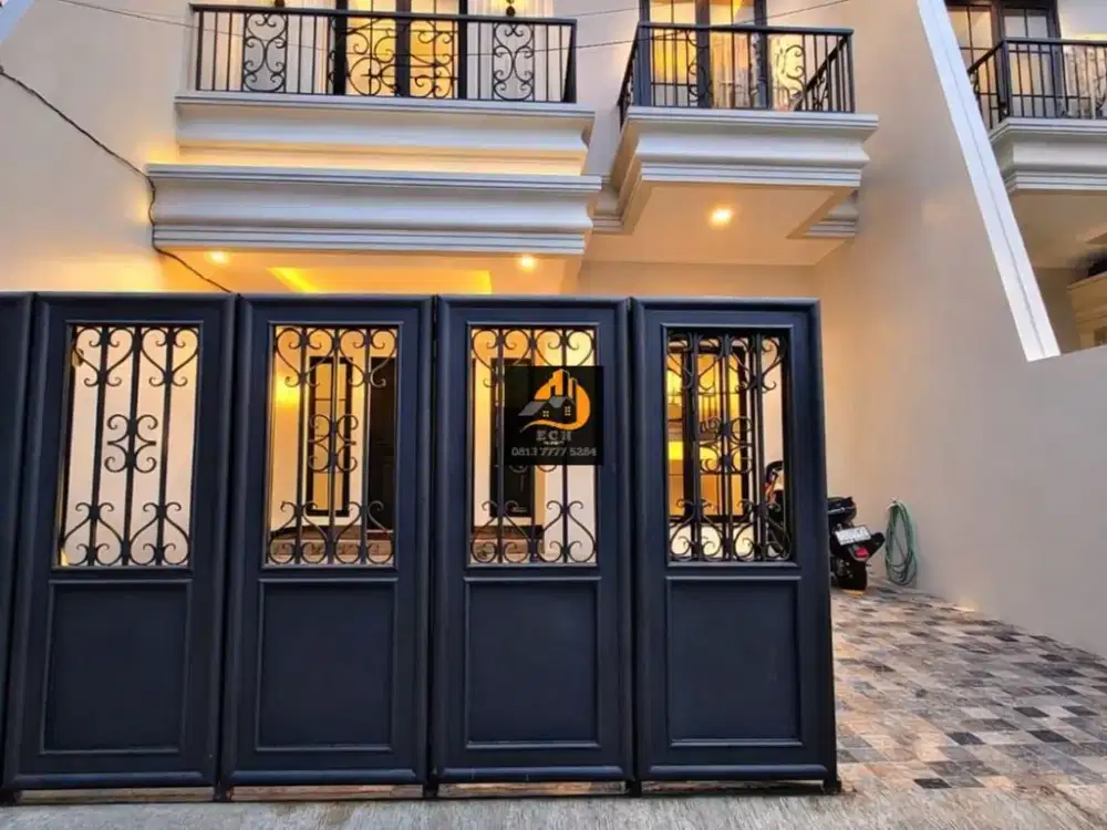 D25.rumah baru Lux Modern Classic di pondok bambu duren sawit jakarta timur
