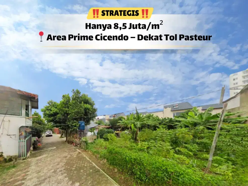 Tanah Strategis Dimensi Ideal di Sukaraja Cicendo – Akses Cepat Kota