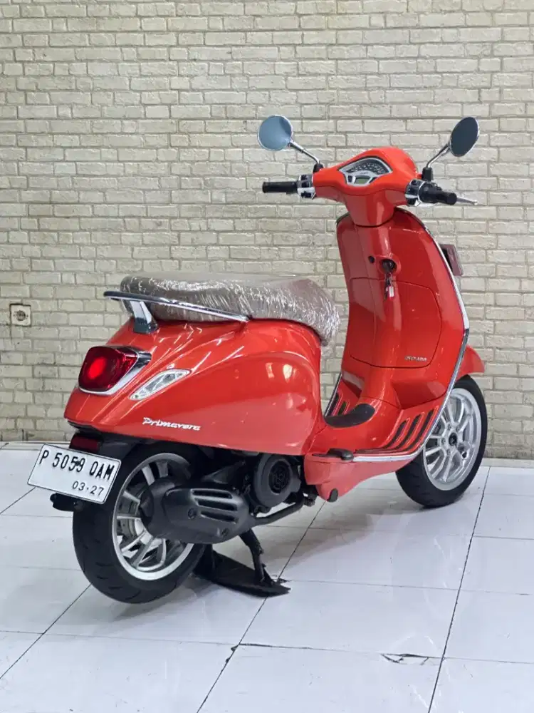 TERMURAH‼️ Vespa Primavera 150 ABS Pmk 2022 Orange Tramonto - mustika