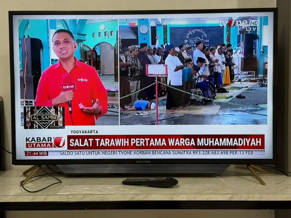 TV Polytron 43 Inch – Siaran Digital Lancar, Bergaransi